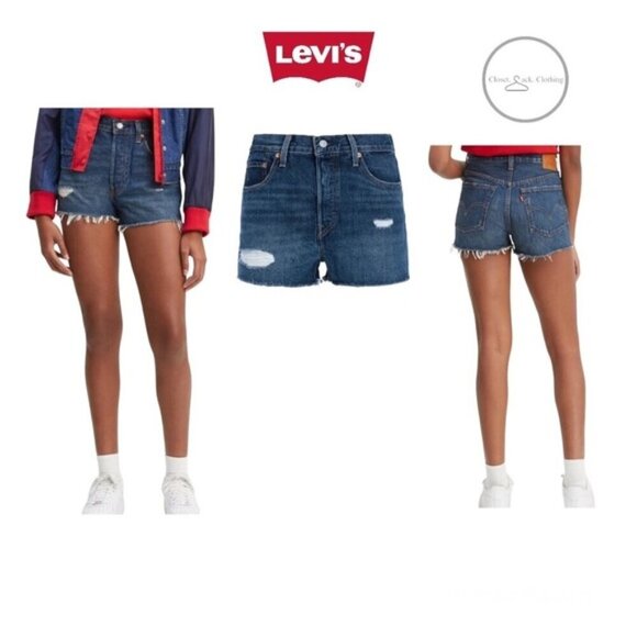 Levi’s 501® HIGH RISE WOMEN'S SHORTSSize 25 - Picture 1 of 13